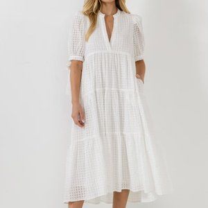 English Factory Tiered Midi Dress